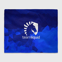 Плед флисовый Team Liquid: Polygons, цвет: 3D-велсофт