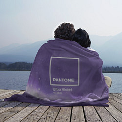 Плед флисовый Pantone: Ultra Violet Space, цвет: 3D-флис — фото 2