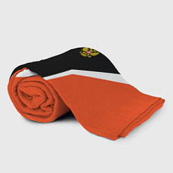 Плед флисовый Russia: Orange Sport, цвет: 3D-велсофт — фото 2