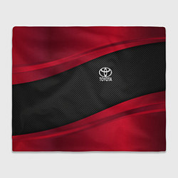 Плед флисовый Toyota: Red Sport, цвет: 3D-велсофт