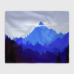 Плед флисовый Firewatch: Cold Mountain, цвет: 3D-велсофт