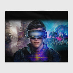 Плед флисовый Ready Player One, цвет: 3D-велсофт