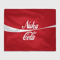 Плед флисовый Nuka Cola, цвет: 3D-велсофт