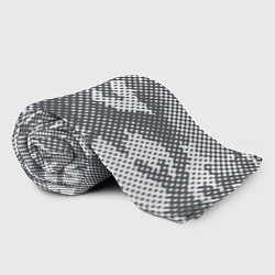 Плед флисовый Серый камуфляж, цвет: 3D-велсофт — фото 2