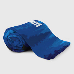 Плед флисовый Fortnite: Blue Forest, цвет: 3D-велсофт — фото 2