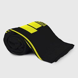 Плед флисовый PUBG: Yellow Lifestyle, цвет: 3D-велсофт — фото 2