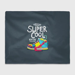 Плед флисовый Super Сool, цвет: 3D-велсофт