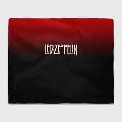 Плед флисовый Led Zeppelin, цвет: 3D-велсофт