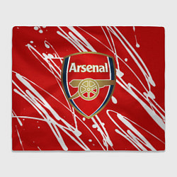 Плед флисовый Arsenal, цвет: 3D-велсофт