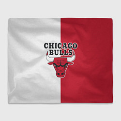 Плед флисовый CHICAGO BULLS, цвет: 3D-велсофт