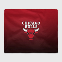 Плед флисовый CHICAGO BULLS, цвет: 3D-велсофт