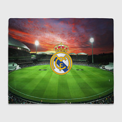 Плед флисовый FC Real Madrid, цвет: 3D-велсофт