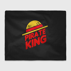 Плед флисовый One Piece Pirate King, цвет: 3D-велсофт