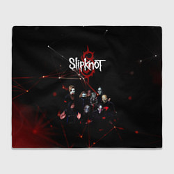 Плед флисовый Slipknot, цвет: 3D-велсофт