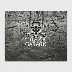 Плед флисовый Crazy garage, цвет: 3D-велсофт