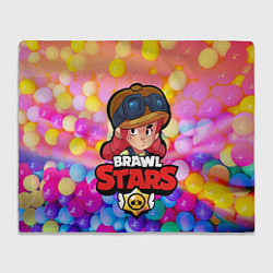 Плед флисовый Brawl Stars - Jessie, цвет: 3D-велсофт