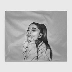 Плед флисовый Ariana Grande Ариана Гранде, цвет: 3D-велсофт