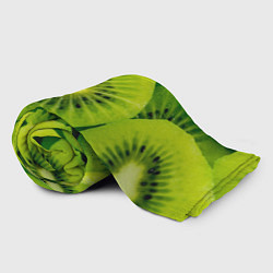 Плед флисовый Зеленый киви, цвет: 3D-велсофт — фото 2