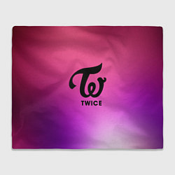 Плед флисовый TWICE, цвет: 3D-велсофт