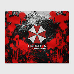 Плед флисовый UMBRELLA CORP, цвет: 3D-велсофт