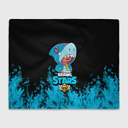 Плед Brawl stars leon shark