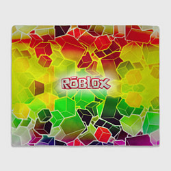Плед флисовый Роблокс, цвет: 3D-велсофт