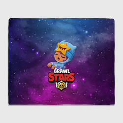 Плед флисовый BRAWL STARS SANDY, цвет: 3D-велсофт