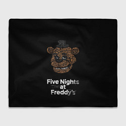 Плед флисовый FIVE NIGHTS AT FREDDYS, цвет: 3D-велсофт