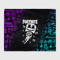 Плед флисовый Fortnite x Marshmello x Games, цвет: 3D-велсофт