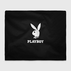 Плед флисовый PLAYBOY, цвет: 3D-велсофт