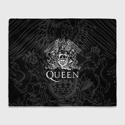 Плед флисовый QUEEN, цвет: 3D-велсофт