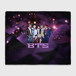 Плед флисовый BTS, цвет: 3D-велсофт