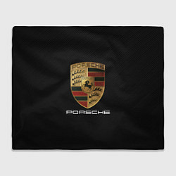 Плед флисовый PORSCHE, цвет: 3D-велсофт