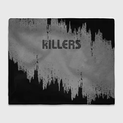 Плед флисовый The Killers Logo, цвет: 3D-велсофт