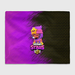 Плед флисовый Brawl Stars Sandy, цвет: 3D-велсофт