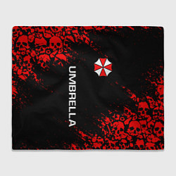 Плед флисовый UMBRELLA CORP, цвет: 3D-велсофт