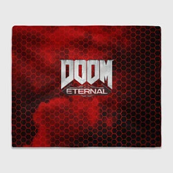 Плед флисовый DOOM: ETERNAL, цвет: 3D-велсофт