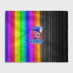 Плед флисовый SONIC 2020, цвет: 3D-велсофт