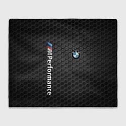 Плед флисовый BMW PERFORMANCE, цвет: 3D-велсофт