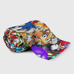 Плед флисовый Sonic ПЕРСОНАЖИ, цвет: 3D-велсофт — фото 2