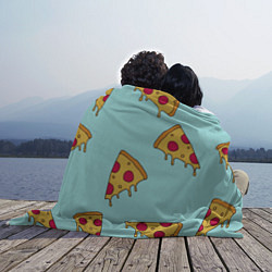 Плед флисовый Ароматная пицца, цвет: 3D-велсофт — фото 2