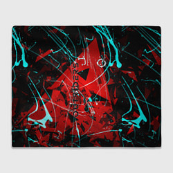 Плед флисовый OUTRIDERS, цвет: 3D-велсофт