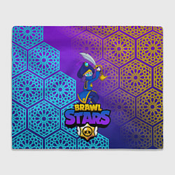 Плед флисовый MORTIS BRAWL STARS, цвет: 3D-велсофт