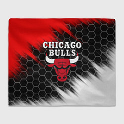 Плед флисовый CHICAGO BULLS, цвет: 3D-велсофт