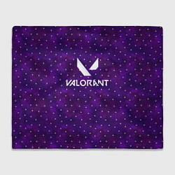 Плед флисовый Valorant, цвет: 3D-велсофт