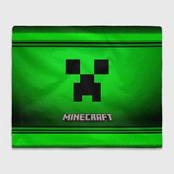 Плед флисовый Minecraft, цвет: 3D-велсофт