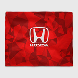 Плед флисовый HONDA, цвет: 3D-велсофт