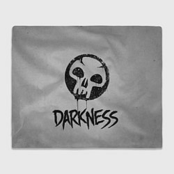 Плед флисовый Emblems Darkness, цвет: 3D-велсофт
