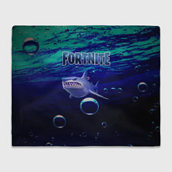 Плед флисовый Loot Shark Fortnite, цвет: 3D-велсофт