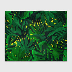 Плед флисовый В джунглях, цвет: 3D-велсофт